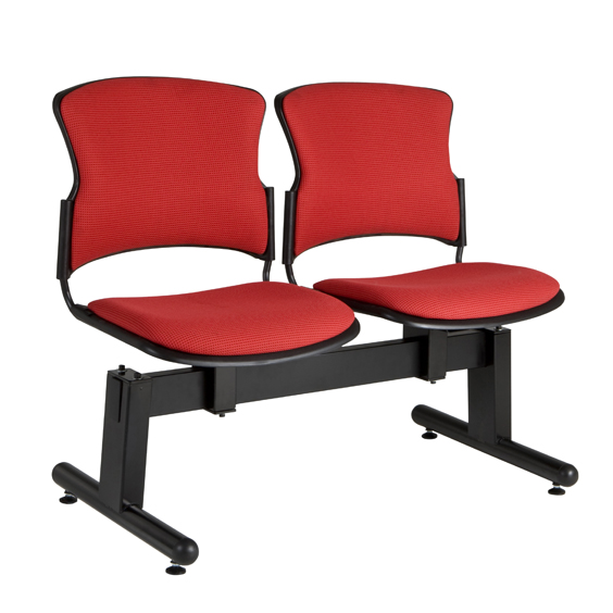 Focus 2 Seater Beam with upholstered inserts