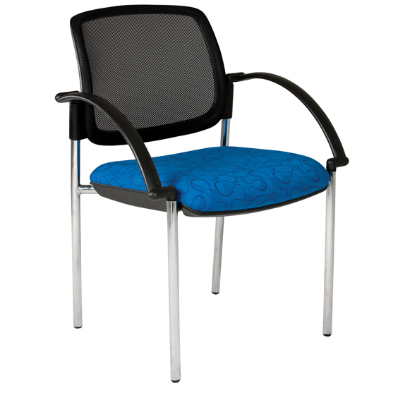 Maxi Mesh 4 Leg Chrome with Arms