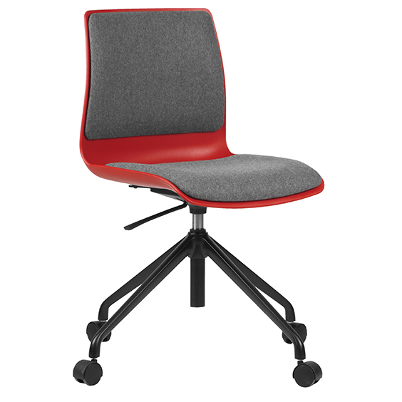 Pod Upholstered 4 Star Base with Castors