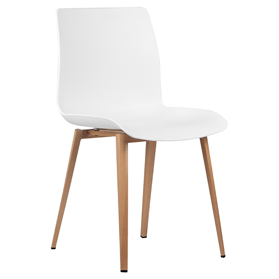 Pod Upholstered 4 Leg Timber Look Base