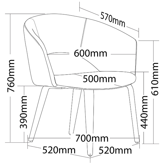 Time 4 Leg Natural Timber Base