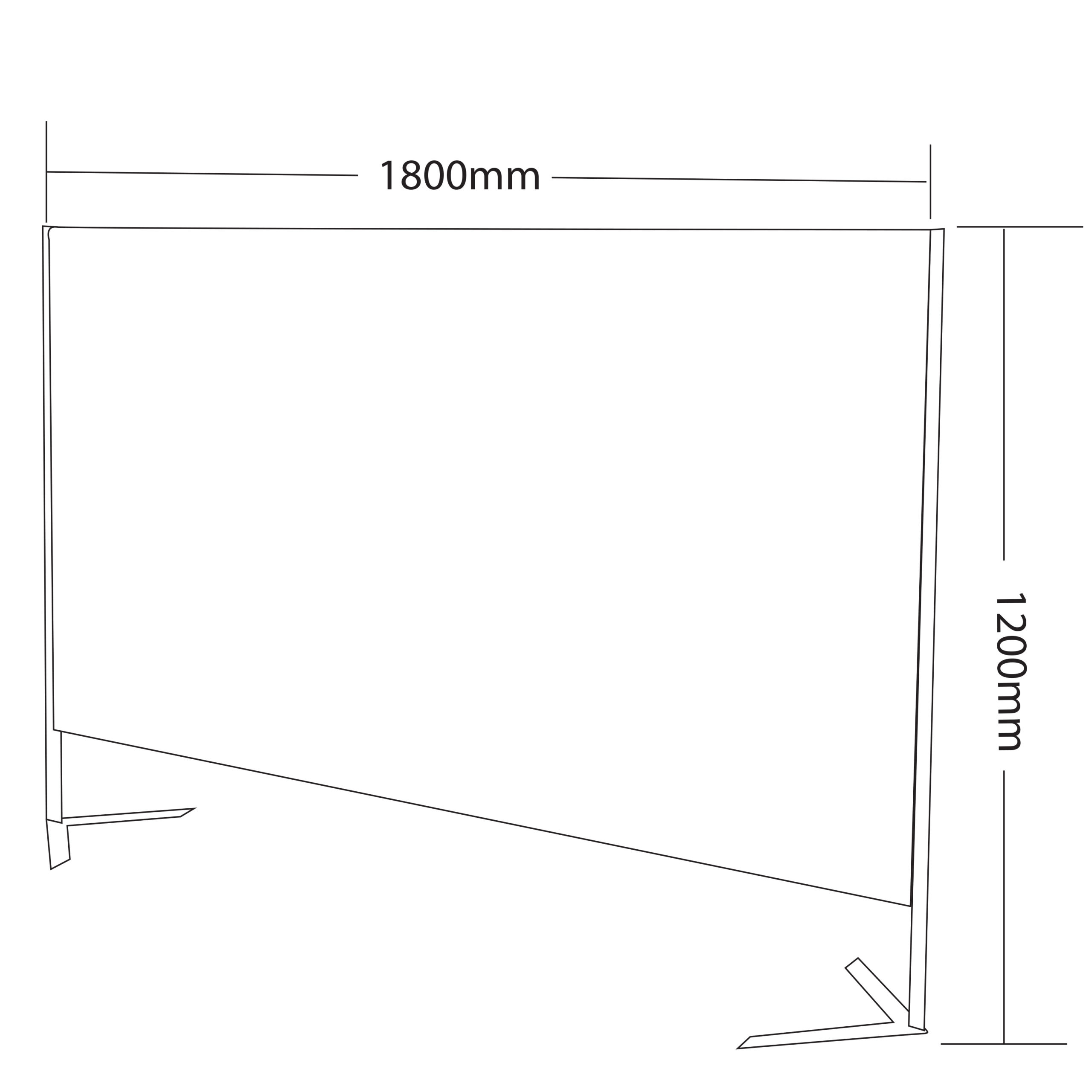 Acoustic Freestanding Screen 1218