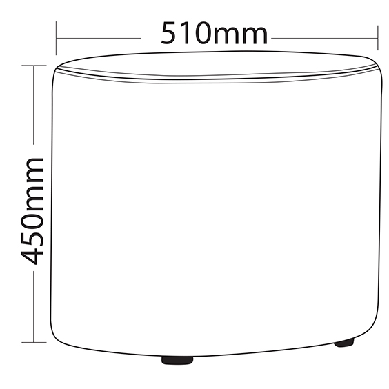 Ola Round Ottoman