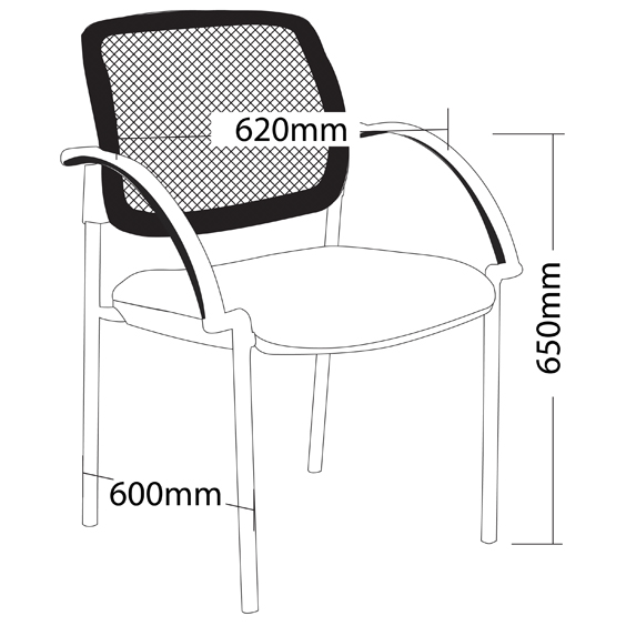 Maxi Mesh 4 Leg with Arms