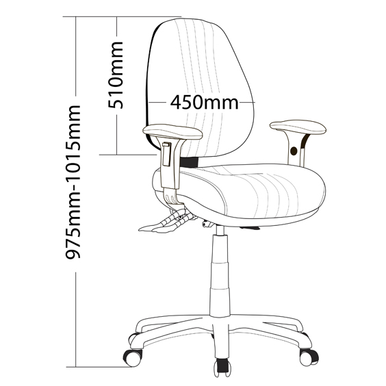 Safari 200 High Back with Arms