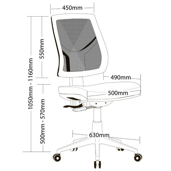 Vesta 350 High Back