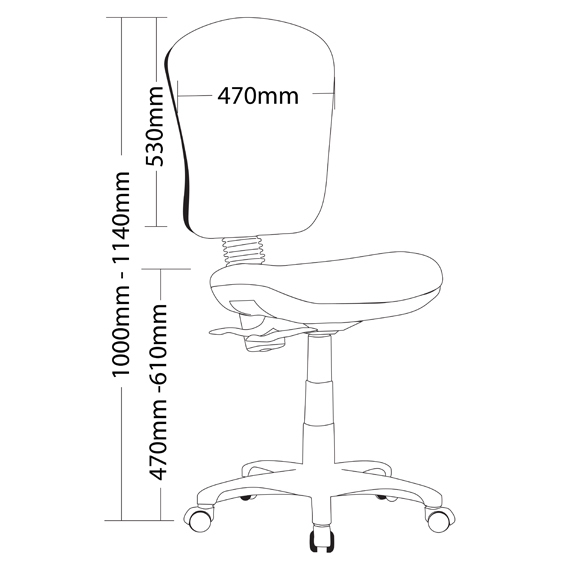 Oriel 350 High Back with Arms