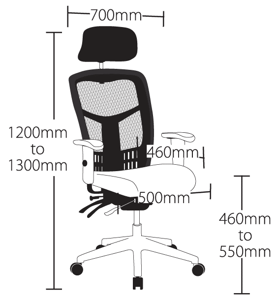 Oyster High Back Task Chair