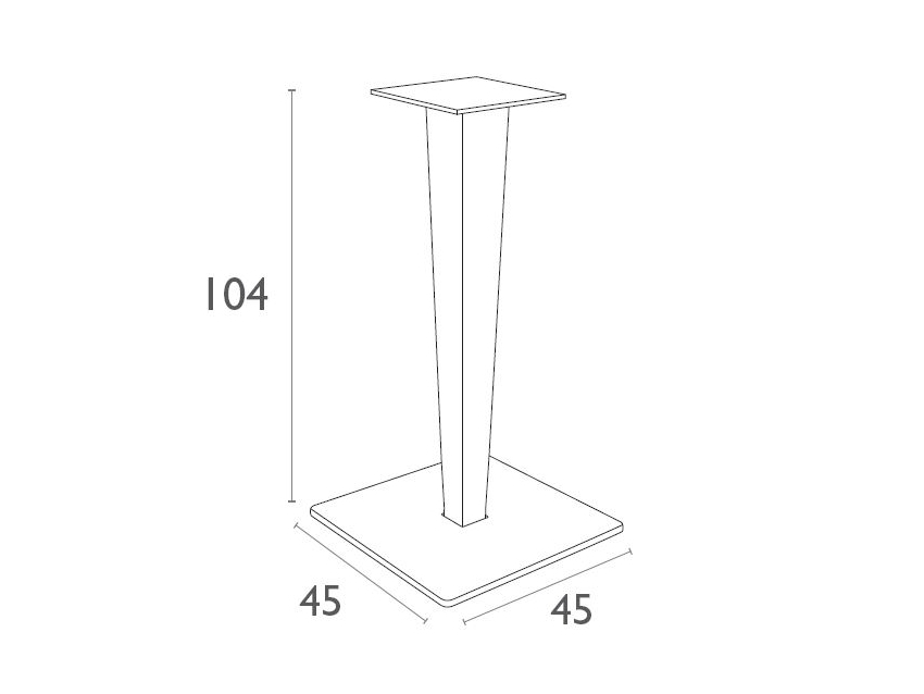 Riva Bar Table Base