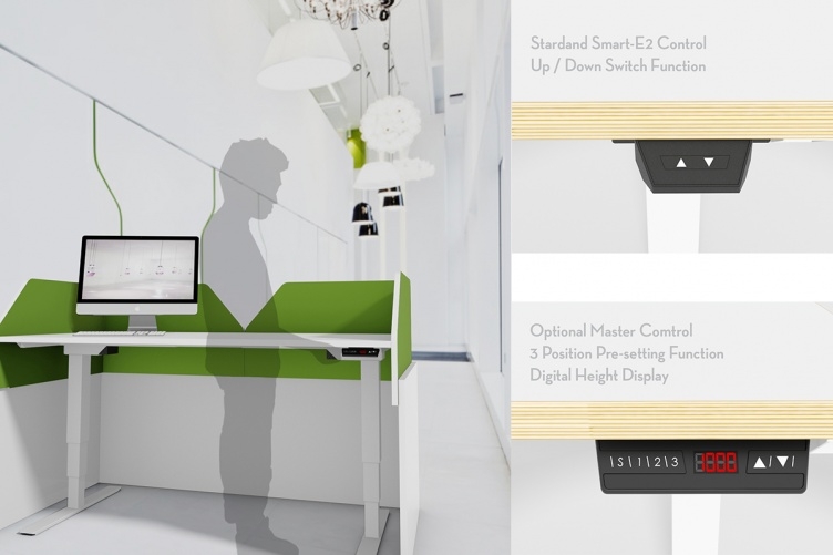 Selectric Sit Stand Desk - Electric Height Adjustable Desk