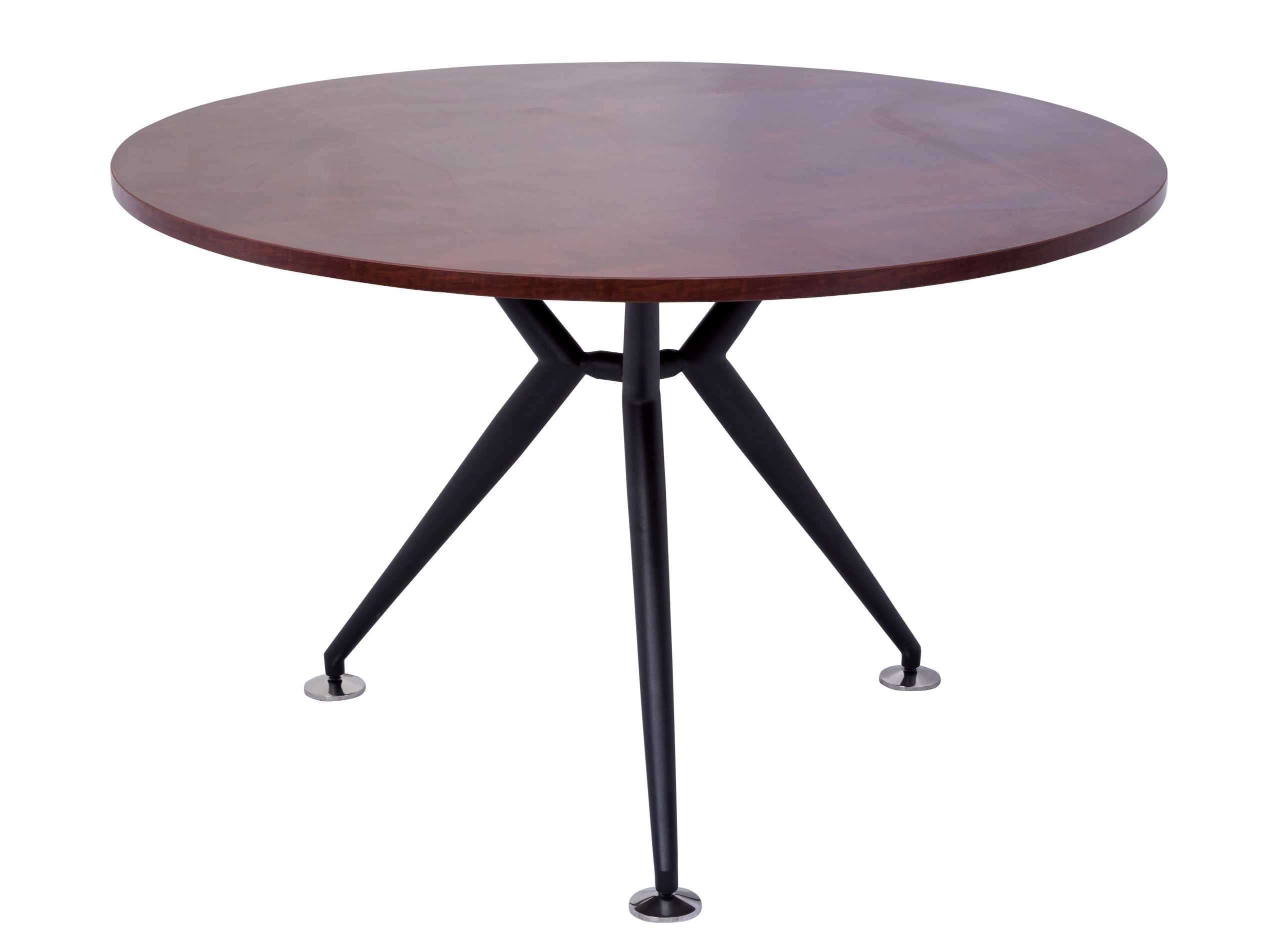 Black Steel Base Round Table