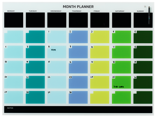 Magnetic Glassboard Planners