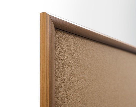 Oak Finish Frame Cork Pinboard