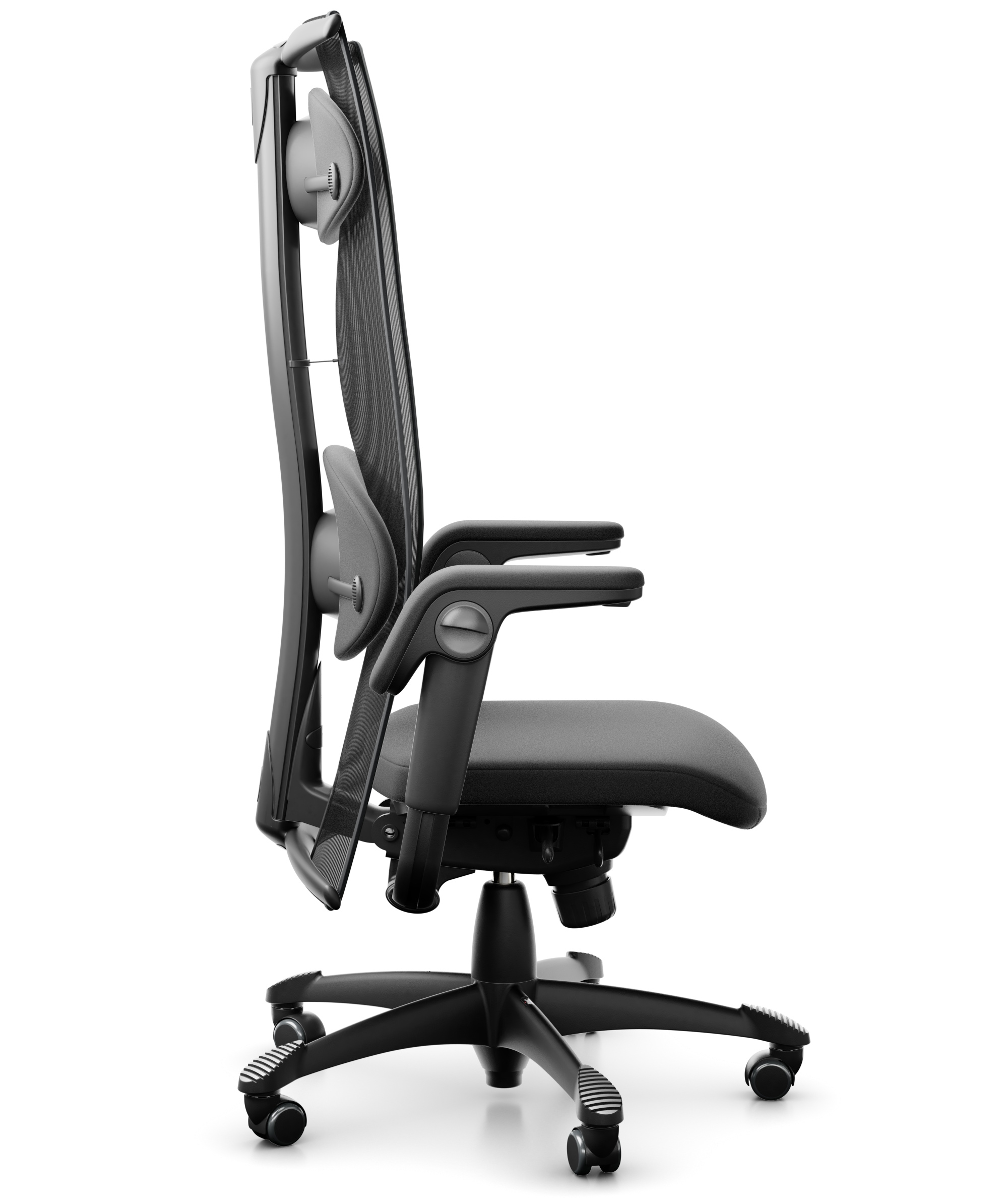HÅG Inspiration 9231 High mesh back, headrest, HAG Tiltdown armrests