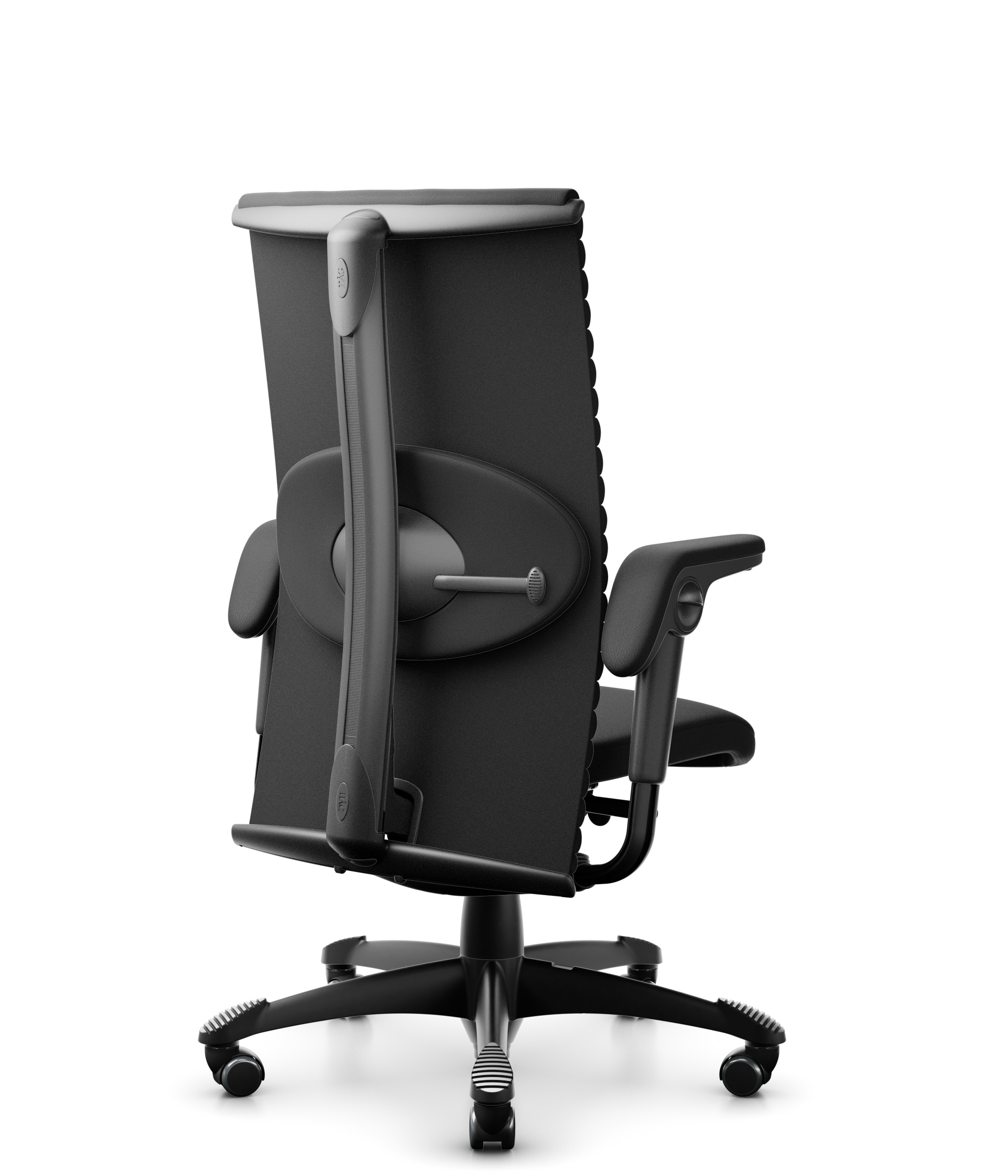 HÅG Excellence 9321 High back with leather front, HÅG TiltDown armrests