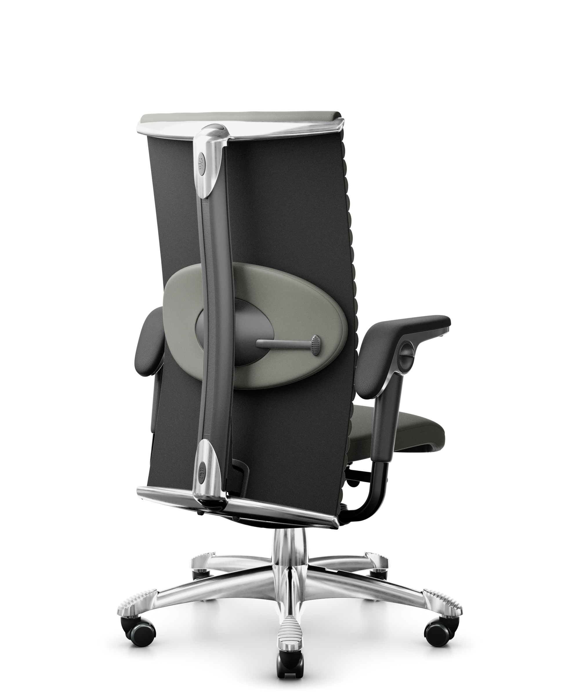 HÅG Excellence 9321 High back with leather front, HÅG TiltDown armrests