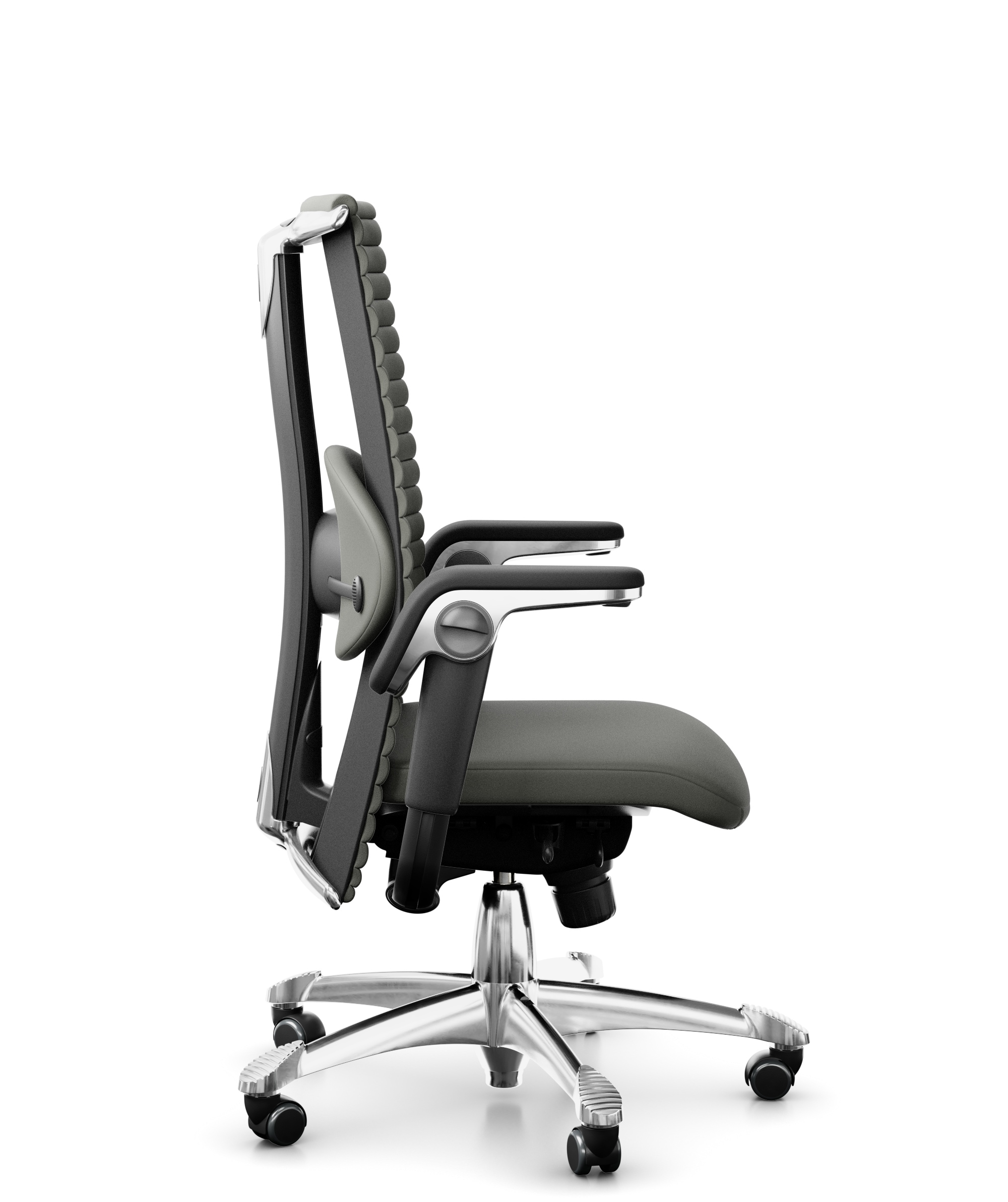 HÅG Excellence 9321 High back with leather front, HÅG TiltDown armrests