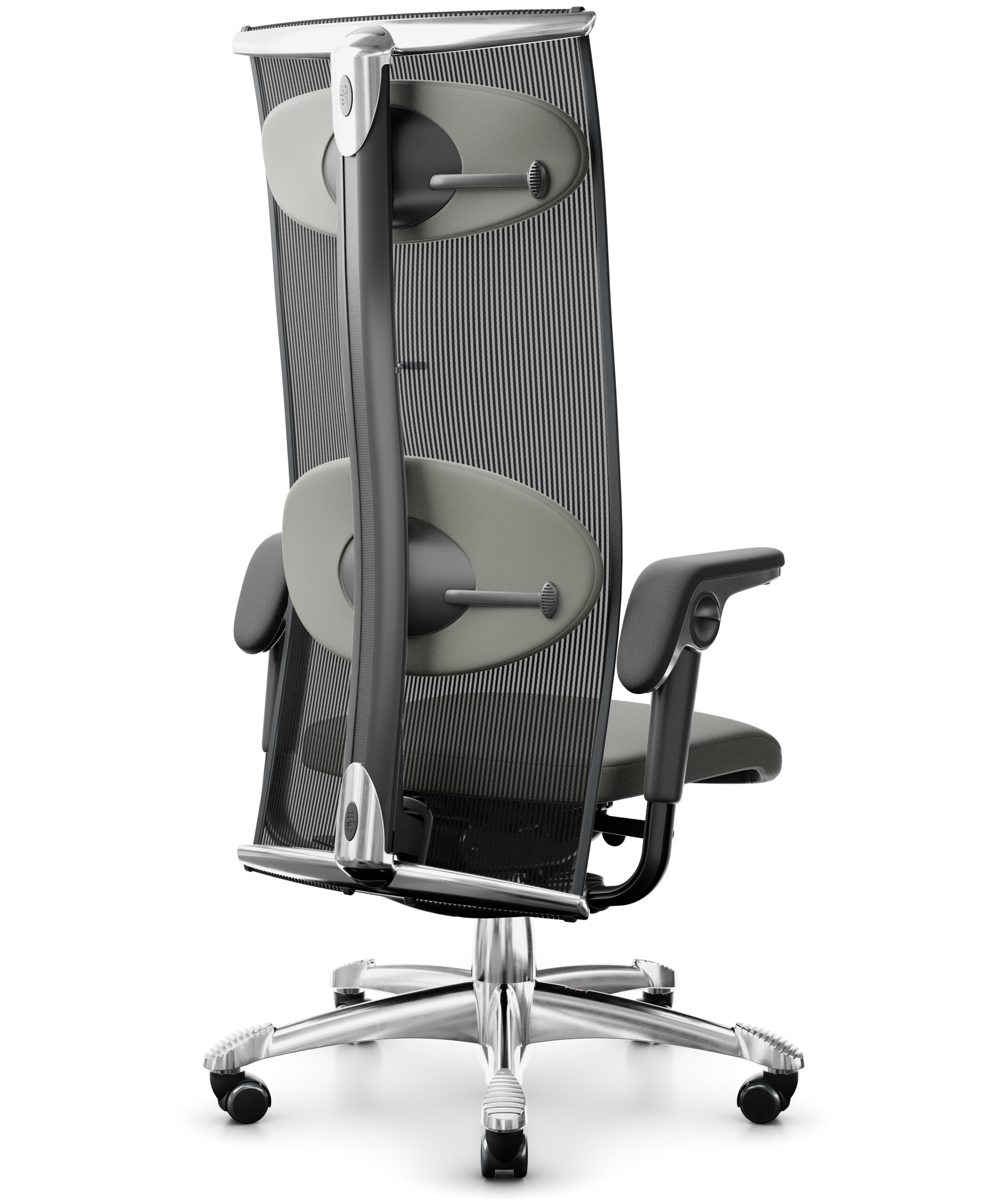 HÅG Inspiration 9231 High mesh back, headrest, HAG Tiltdown armrests