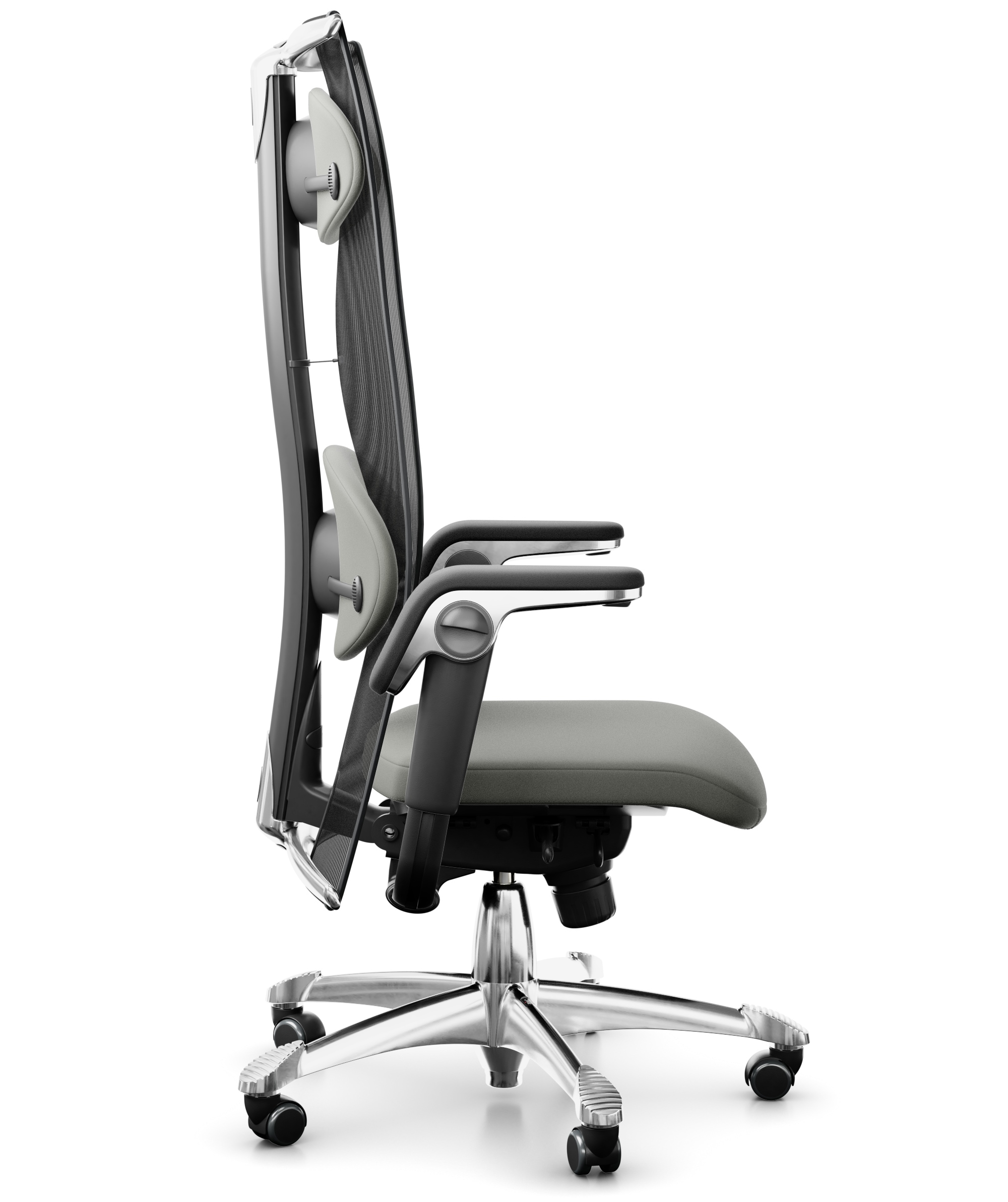 HÅG Inspiration 9231 High mesh back, headrest, HAG Tiltdown armrests
