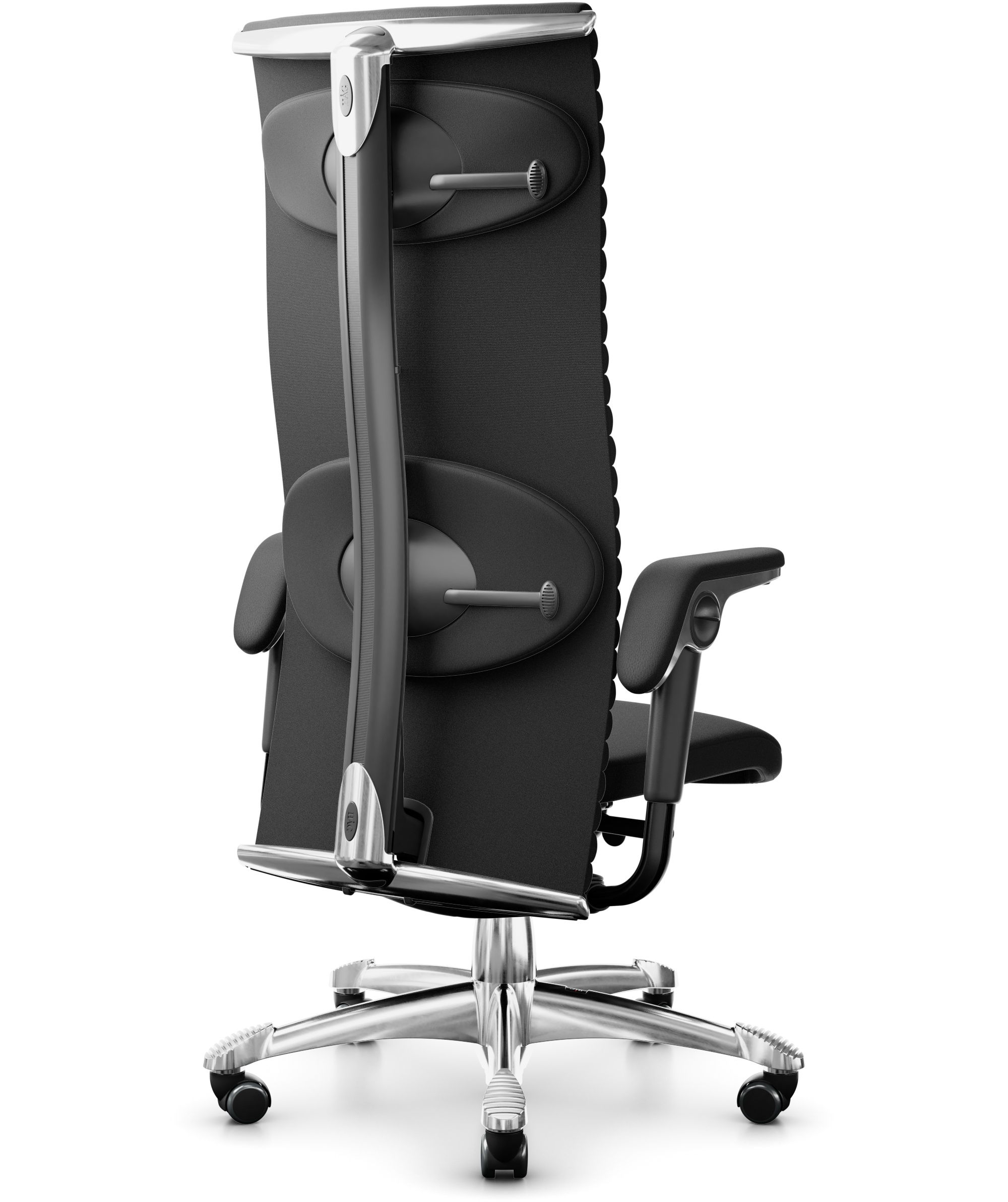 HÅG Excellence 9331 High back with leather front, HÅG TiltDown armrests and headrest