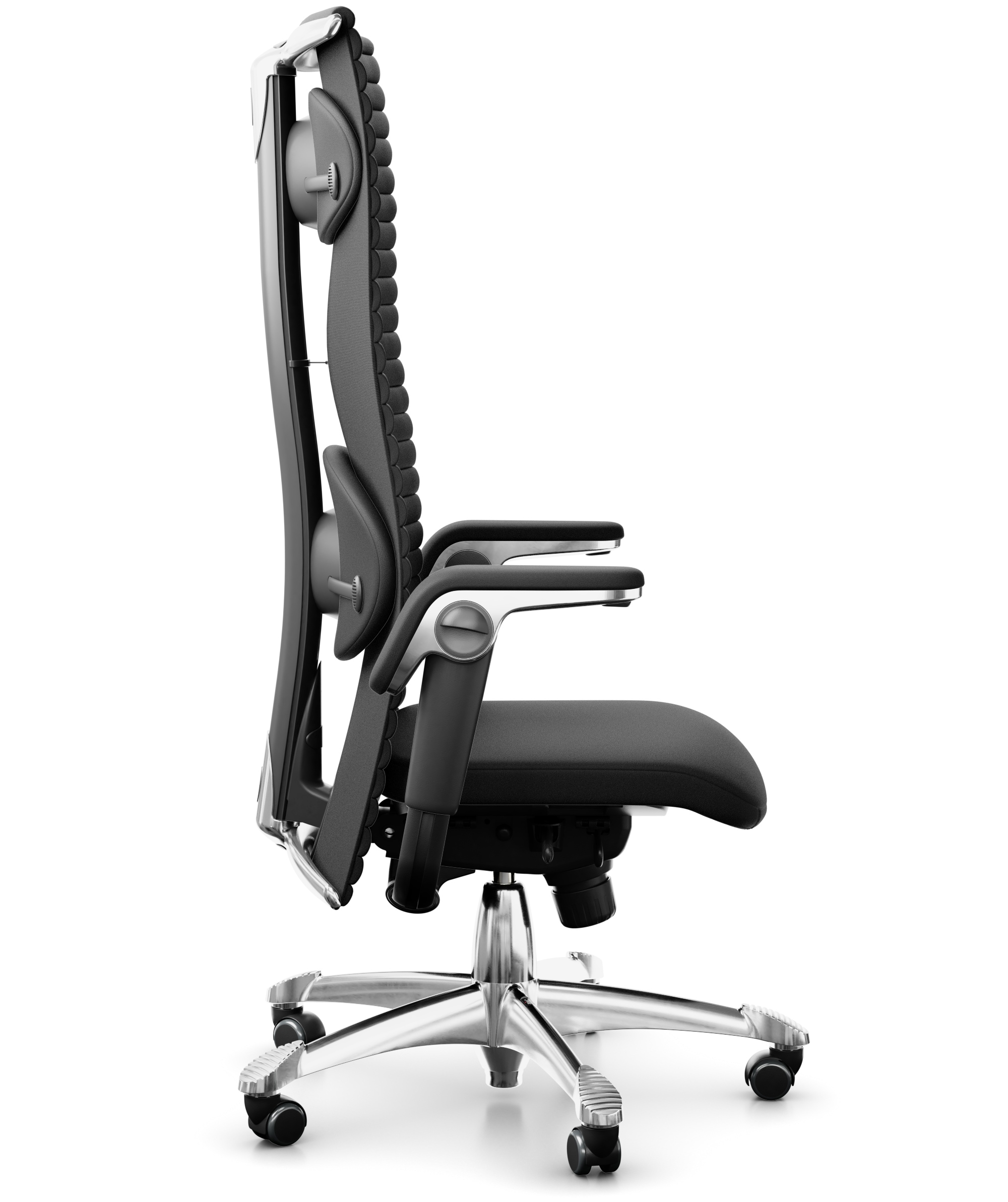 HÅG Excellence 9331 High back with leather front, HÅG TiltDown armrests and headrest