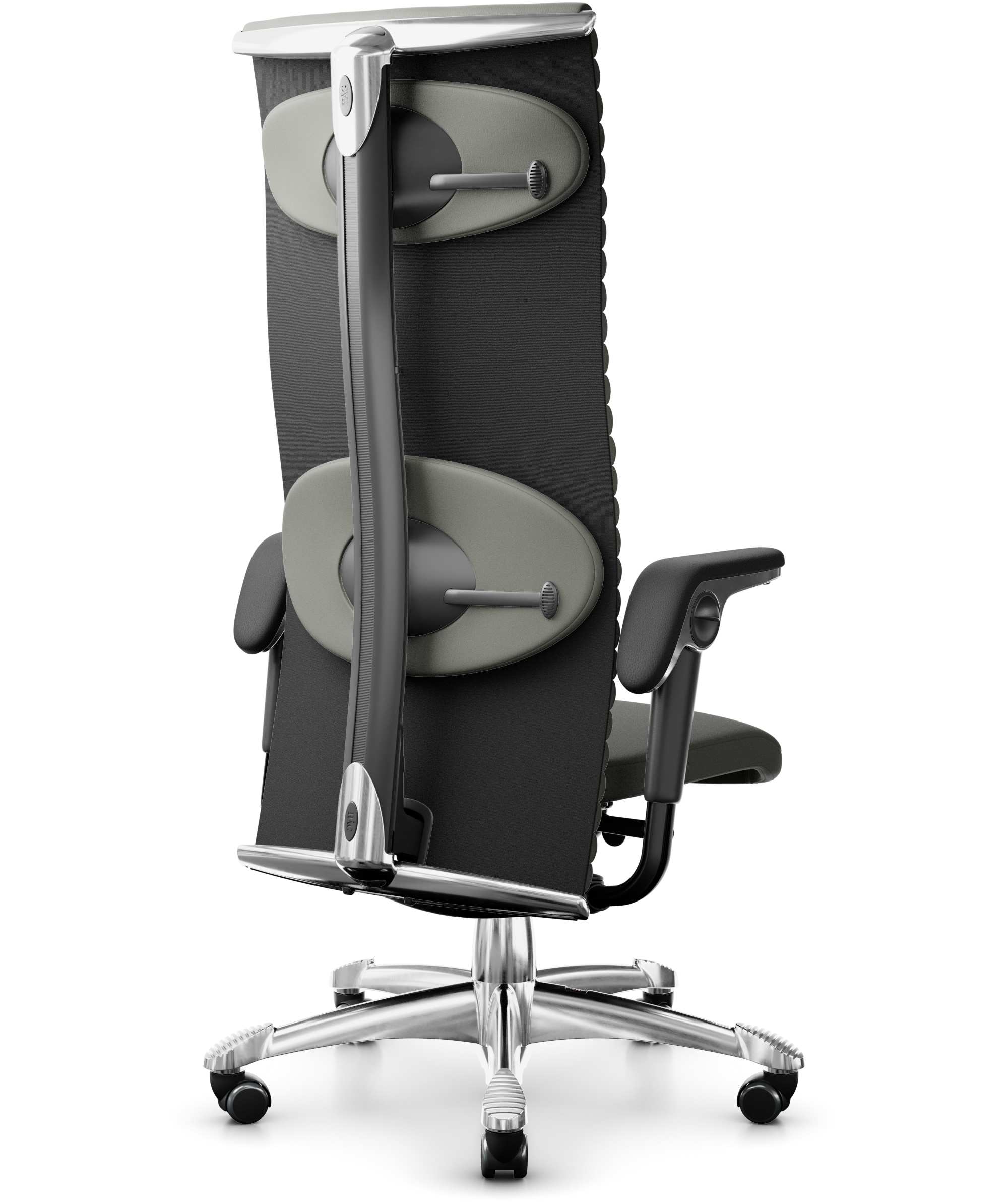 HÅG Excellence 9331 High back with leather front, HÅG TiltDown armrests and headrest