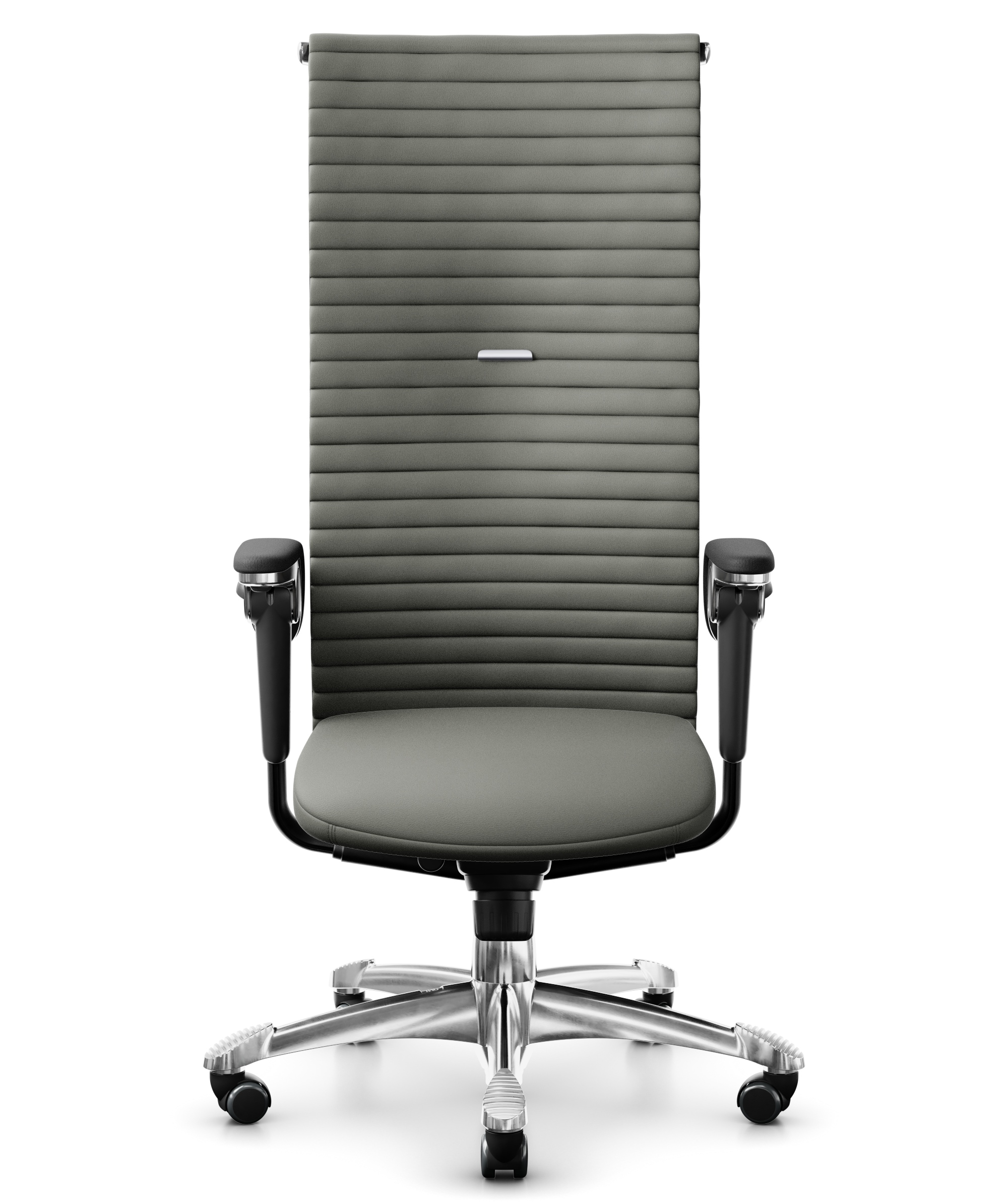 HÅG Excellence 9331 High back with leather front, HÅG TiltDown armrests and headrest