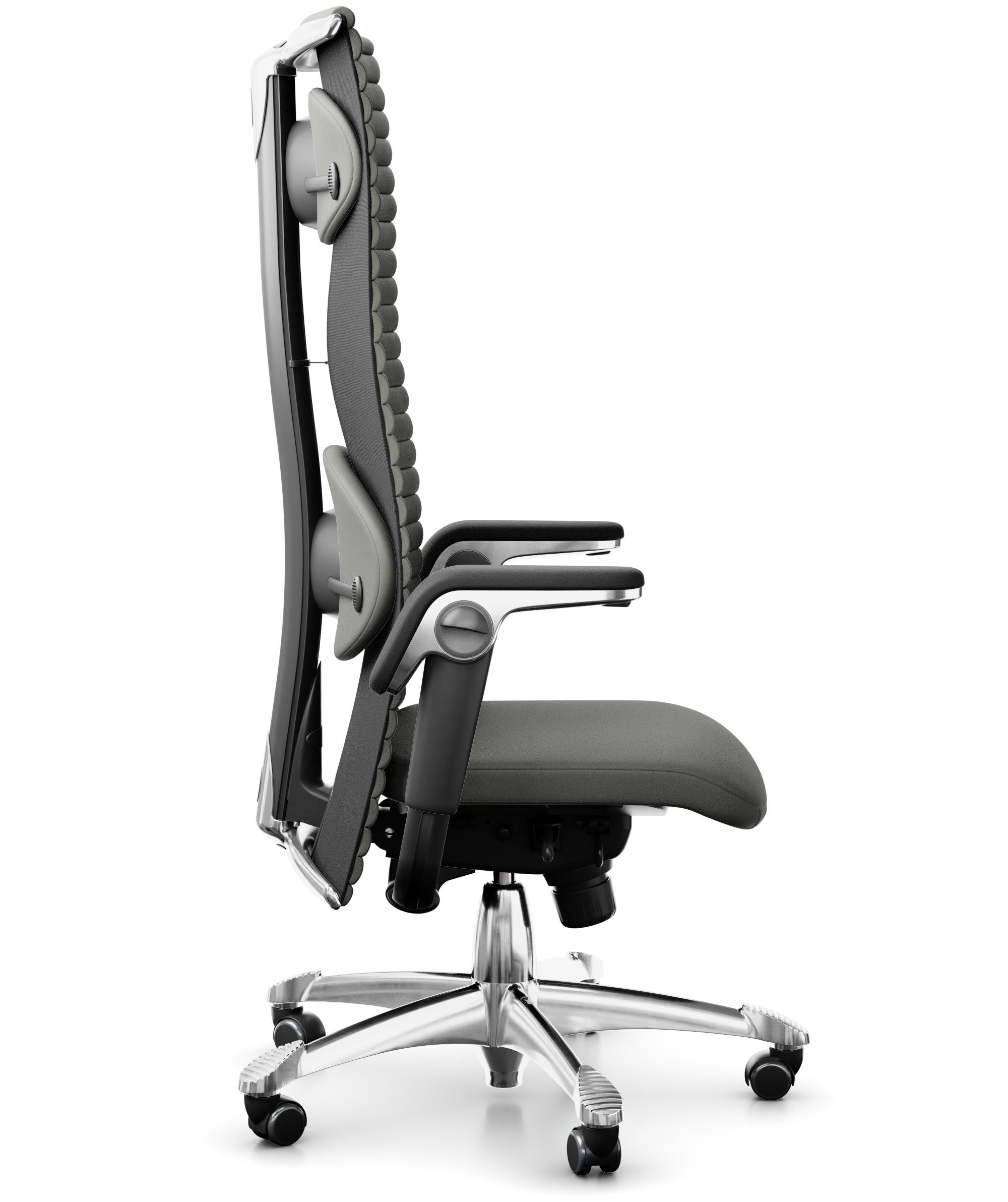 HÅG Excellence 9331 High back with leather front, HÅG TiltDown armrests and headrest