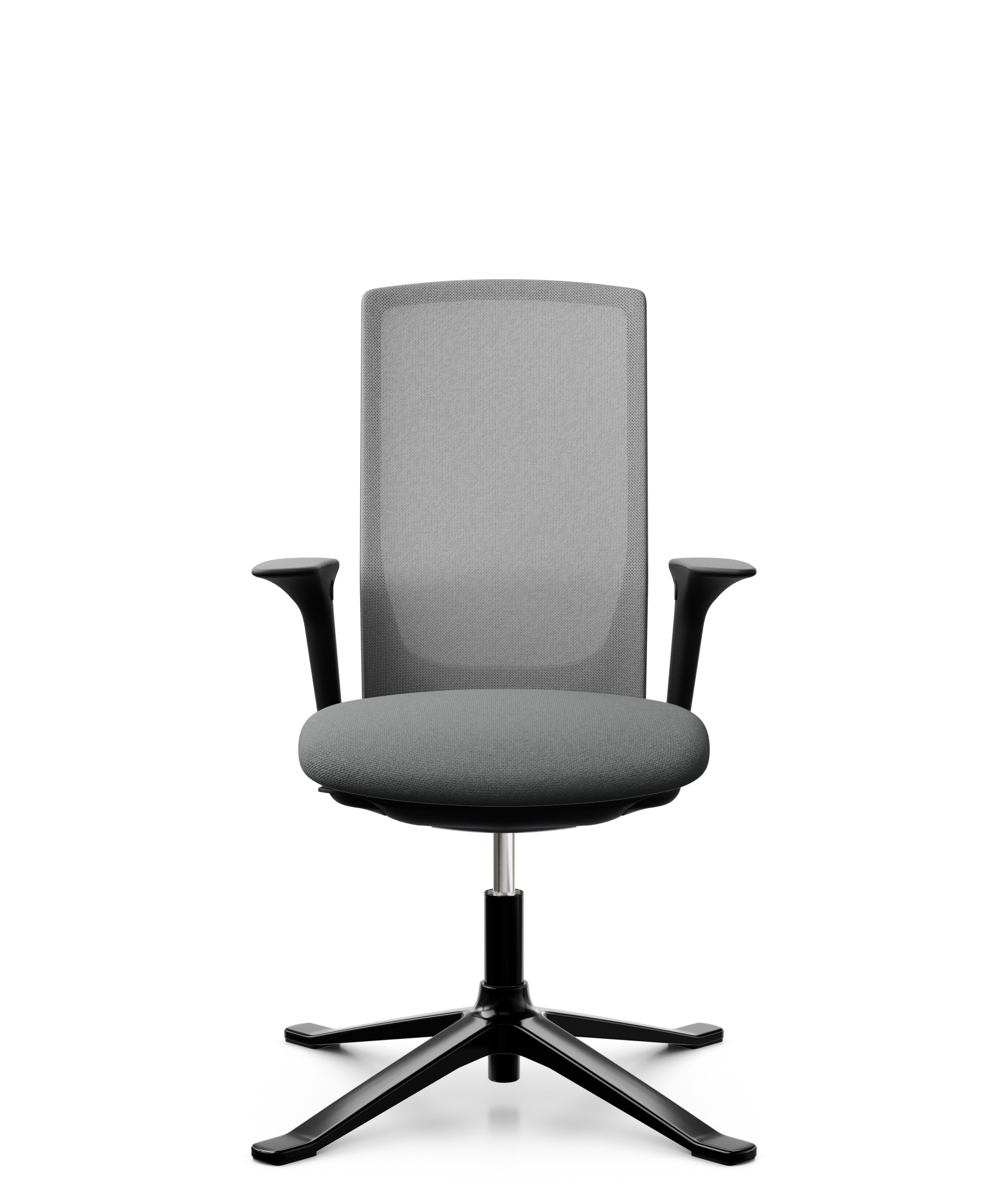 HÅG Futu mesh communication 1102 FutuKnit mesh on backrest (transparent). FutuKnit solid on seat