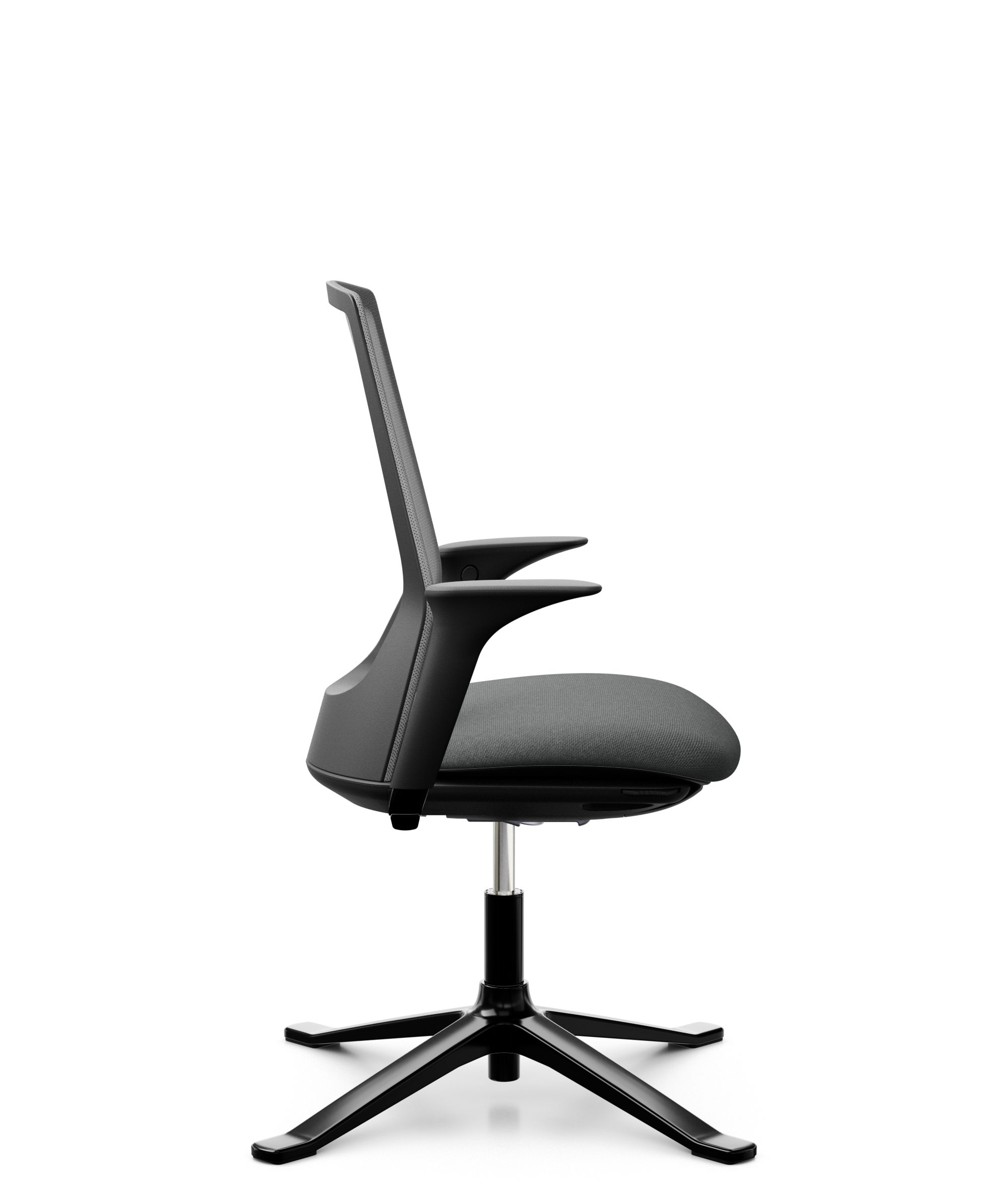 HÅG Futu mesh communication 1102 FutuKnit mesh on backrest (transparent). FutuKnit solid on seat