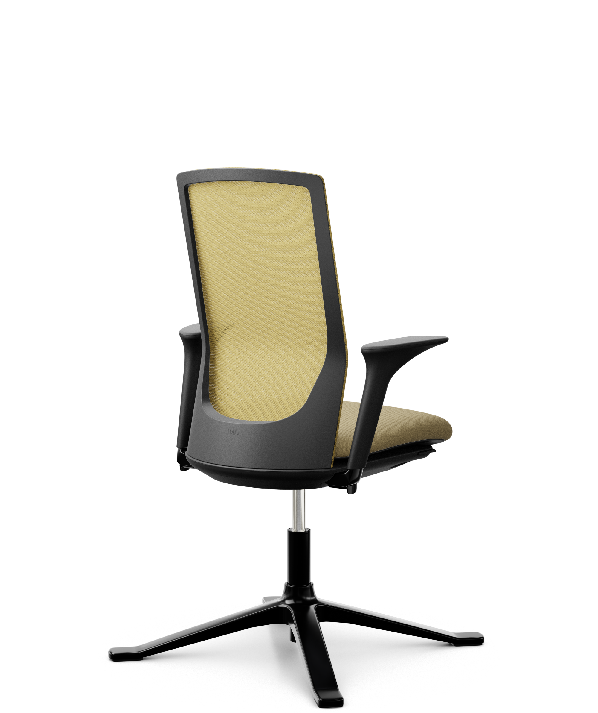 HÅG Futu mesh communication 1102 FutuKnit mesh on backrest (transparent). FutuKnit solid on seat