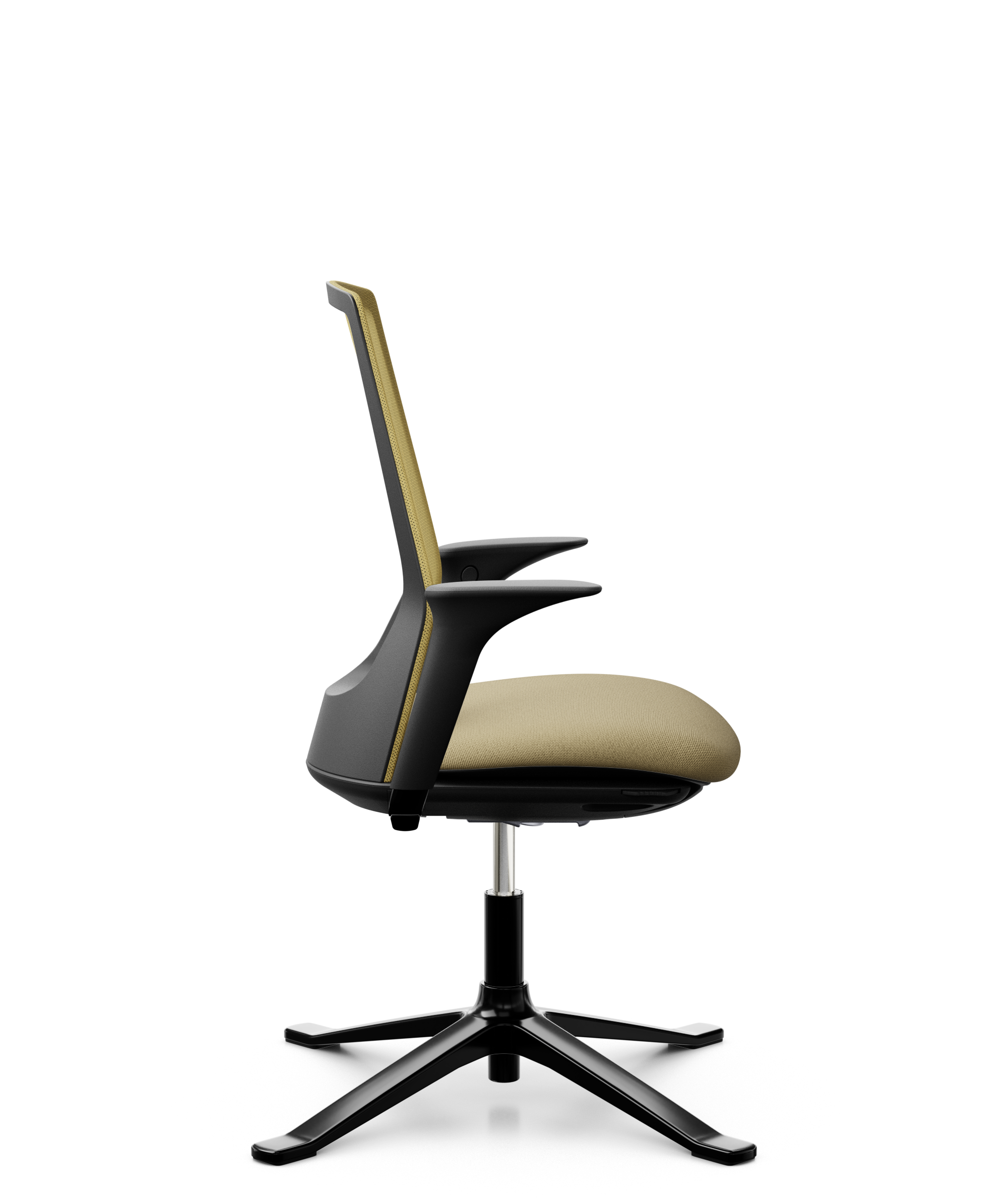 HÅG Futu mesh communication 1102 FutuKnit mesh on backrest (transparent). FutuKnit solid on seat
