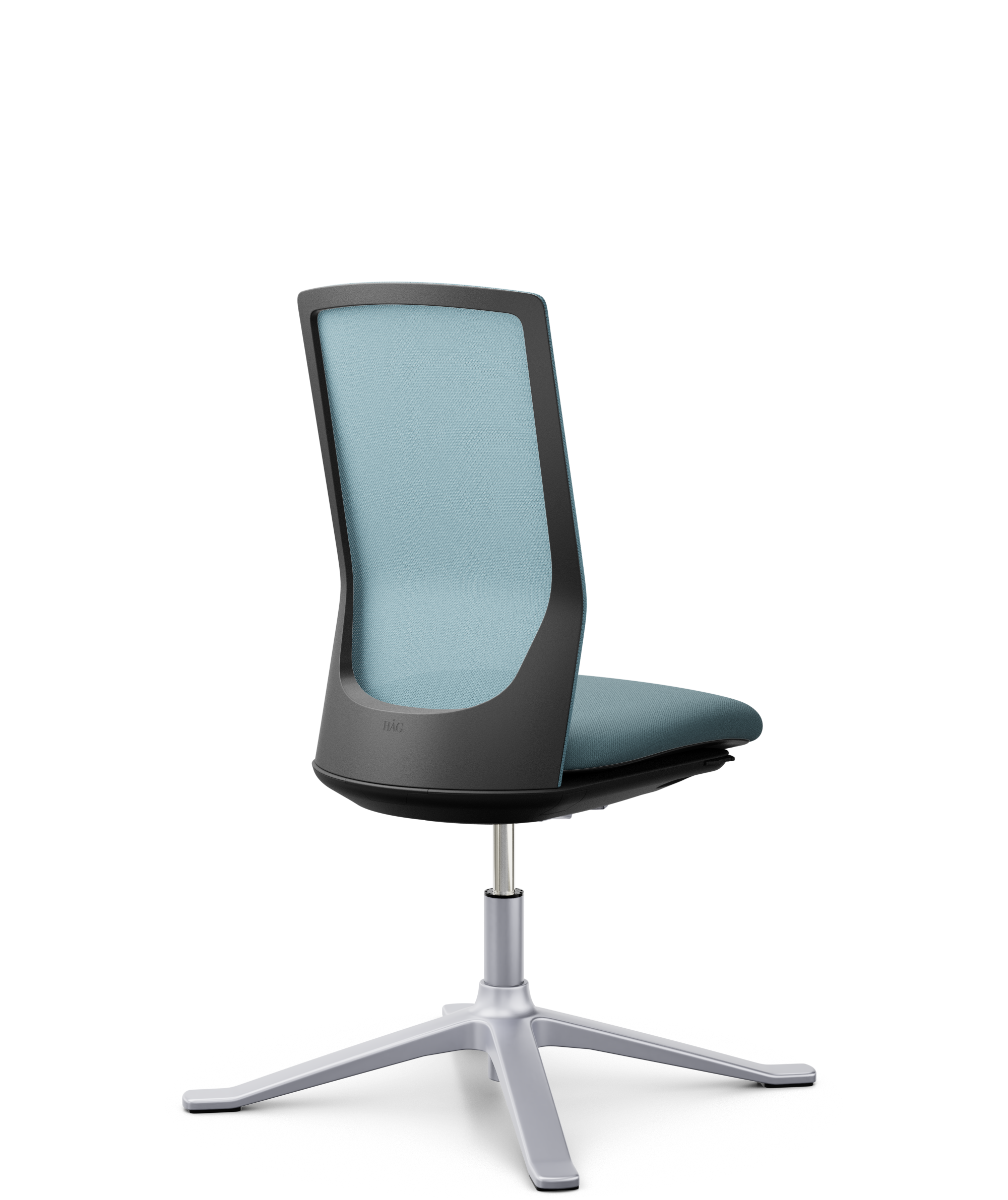 HÅG Futu mesh communication 1102 FutuKnit mesh on backrest (transparent). FutuKnit solid on seat
