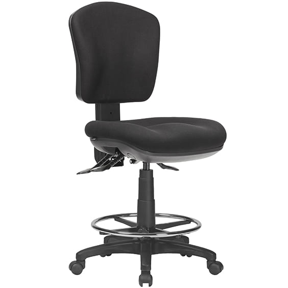 Aqua Low Back Drafting Chair