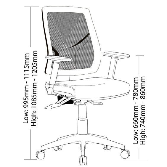 Expo High Back with Arms