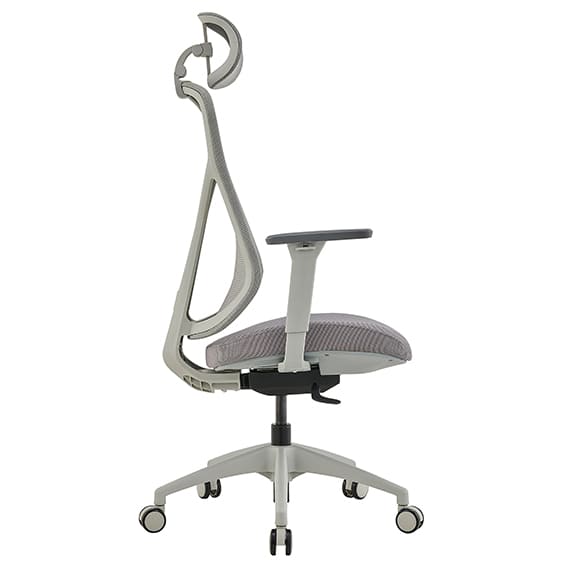 Ivory High Back Executive with Headrest