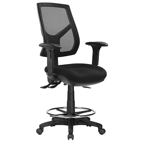 Rio High Back Dafting Chair with Arms