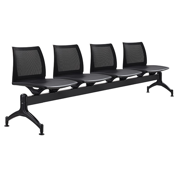 Vinn Mesh Back 4 Seater Beam