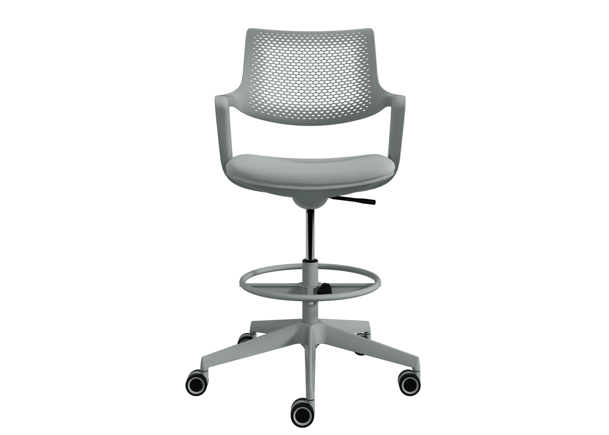 Loki Drafting Chair / Pearl Grey