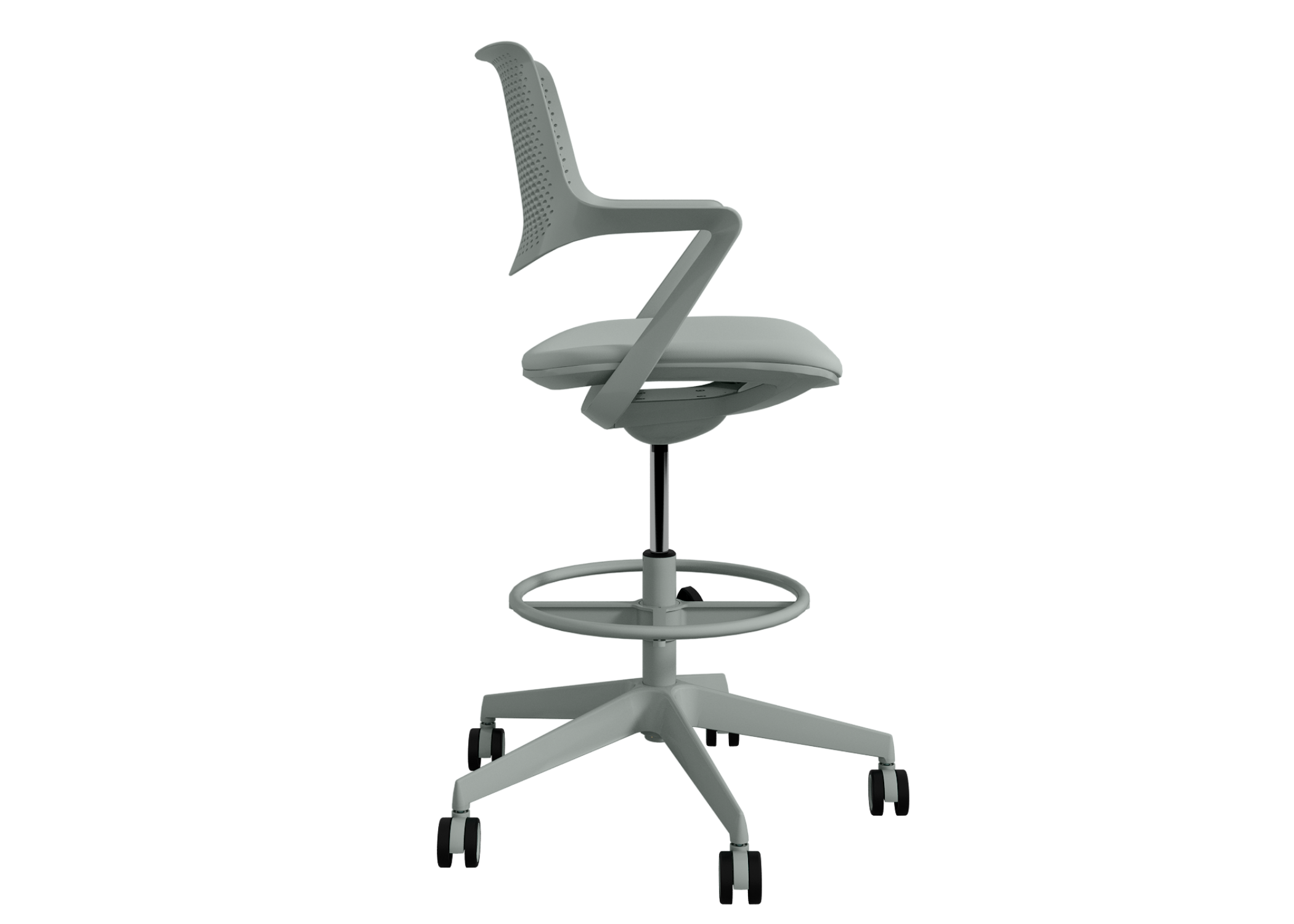 Loki Drafting Chair / Pearl Grey