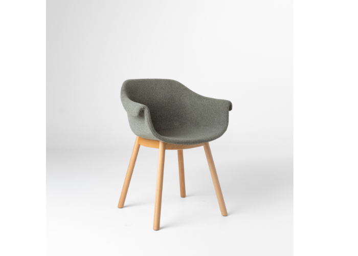 Enzo Fabric Tub Chair – Green