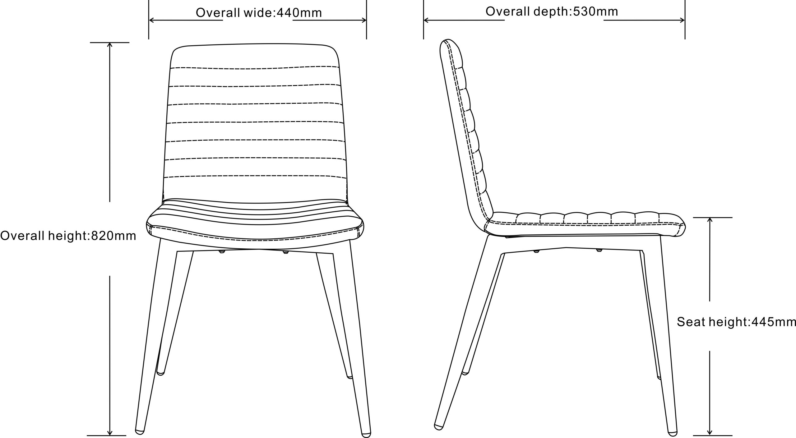 Pixel Sled Chair - Olive/Ash