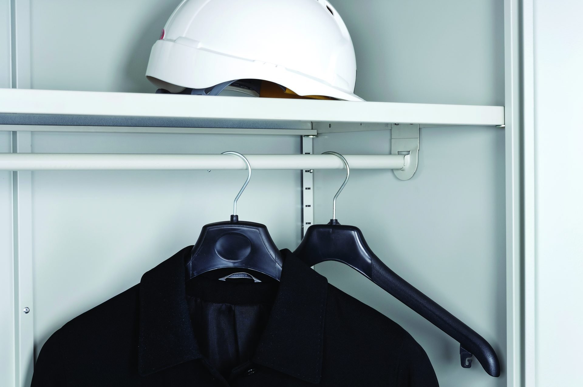 Top Shelf with Rail for GO Steel Cupboard