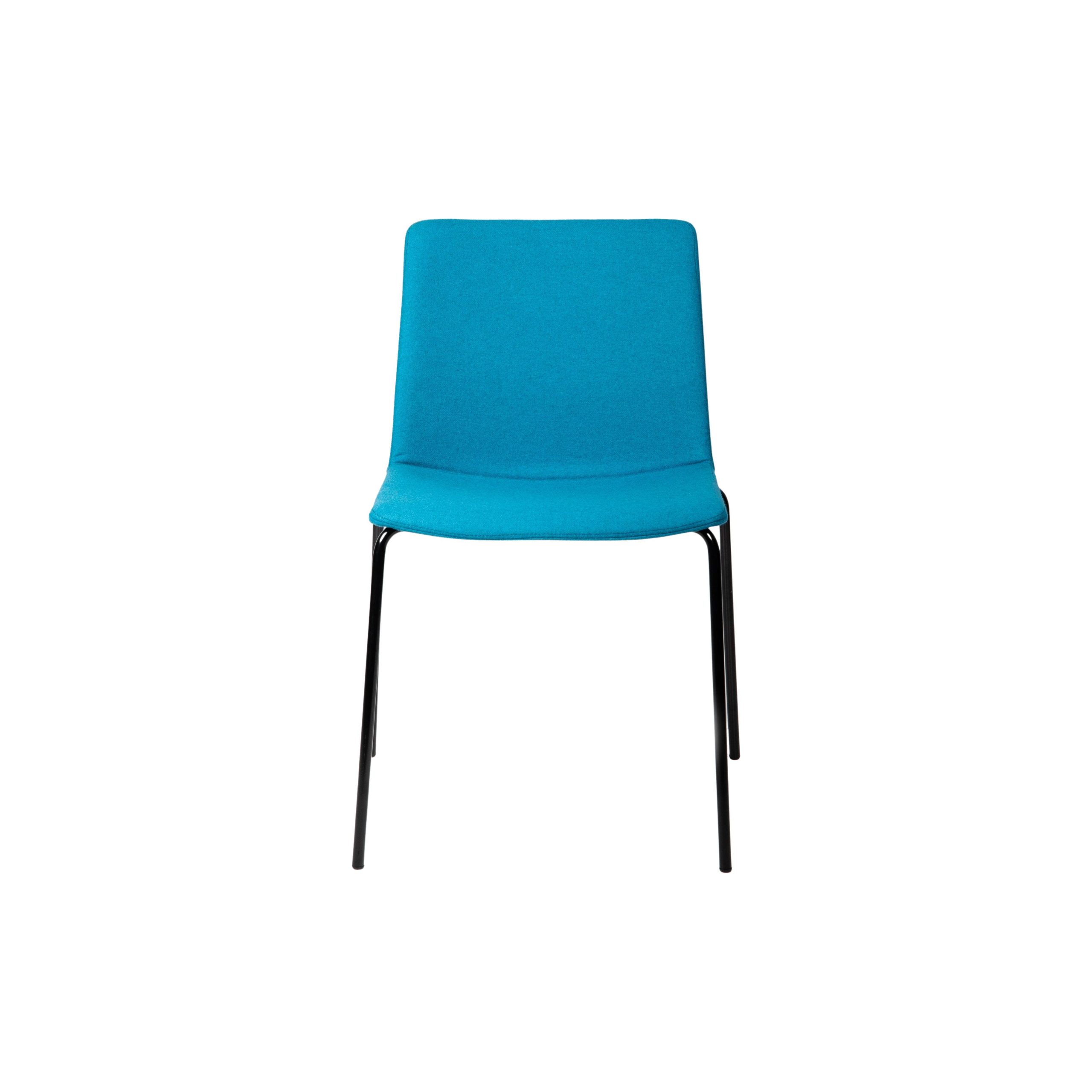 Jubel 4-Leg Black Frame Upholstered
