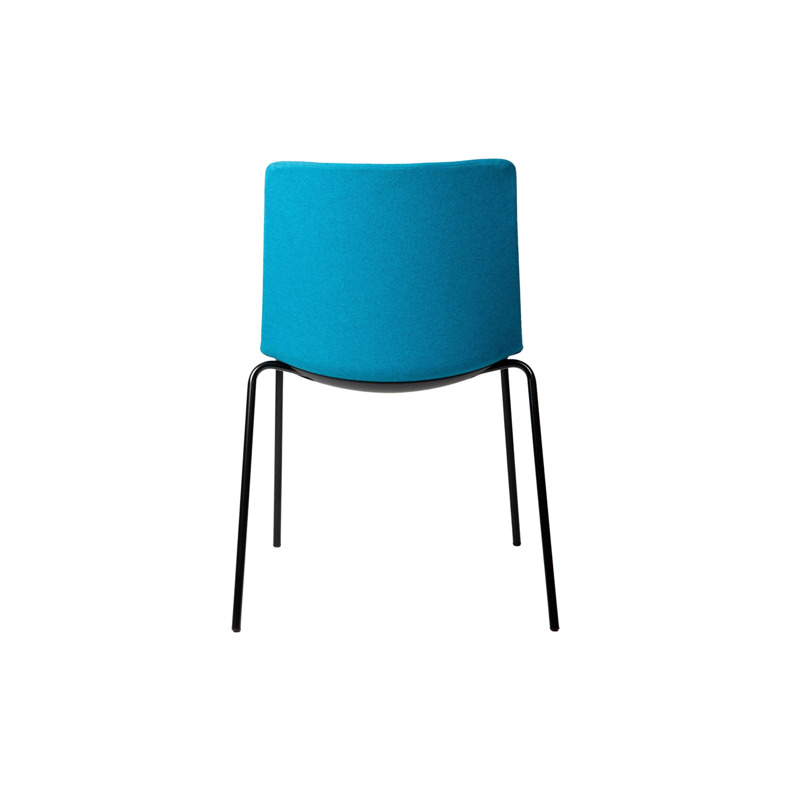 Jubel 4-Leg Black Frame Upholstered