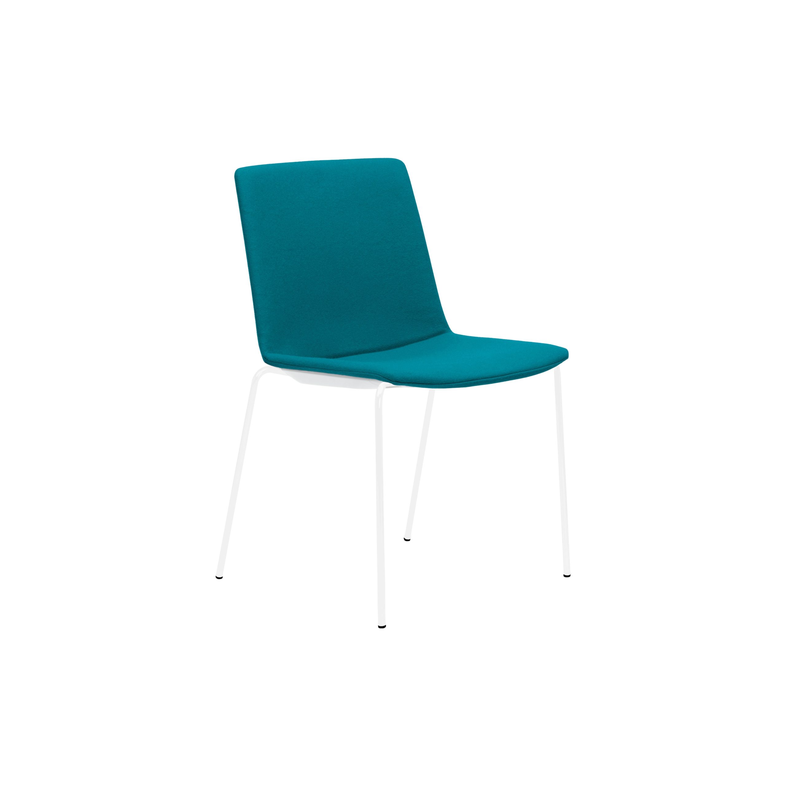 Jubel 4-Leg White Frame Upholstered