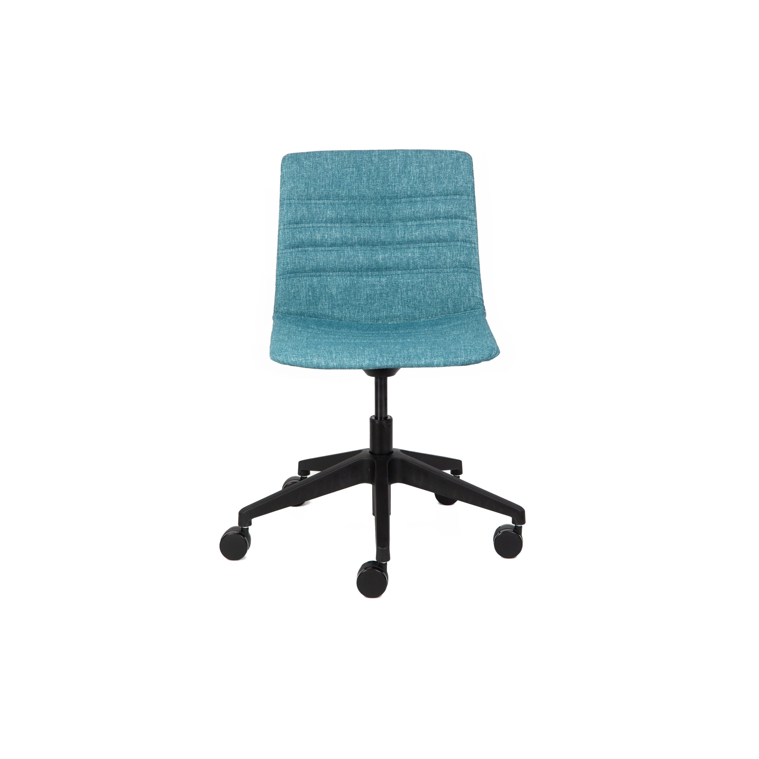 Jubel Castors Hi-Arch Black Upholstered Feature Stitch Detail
