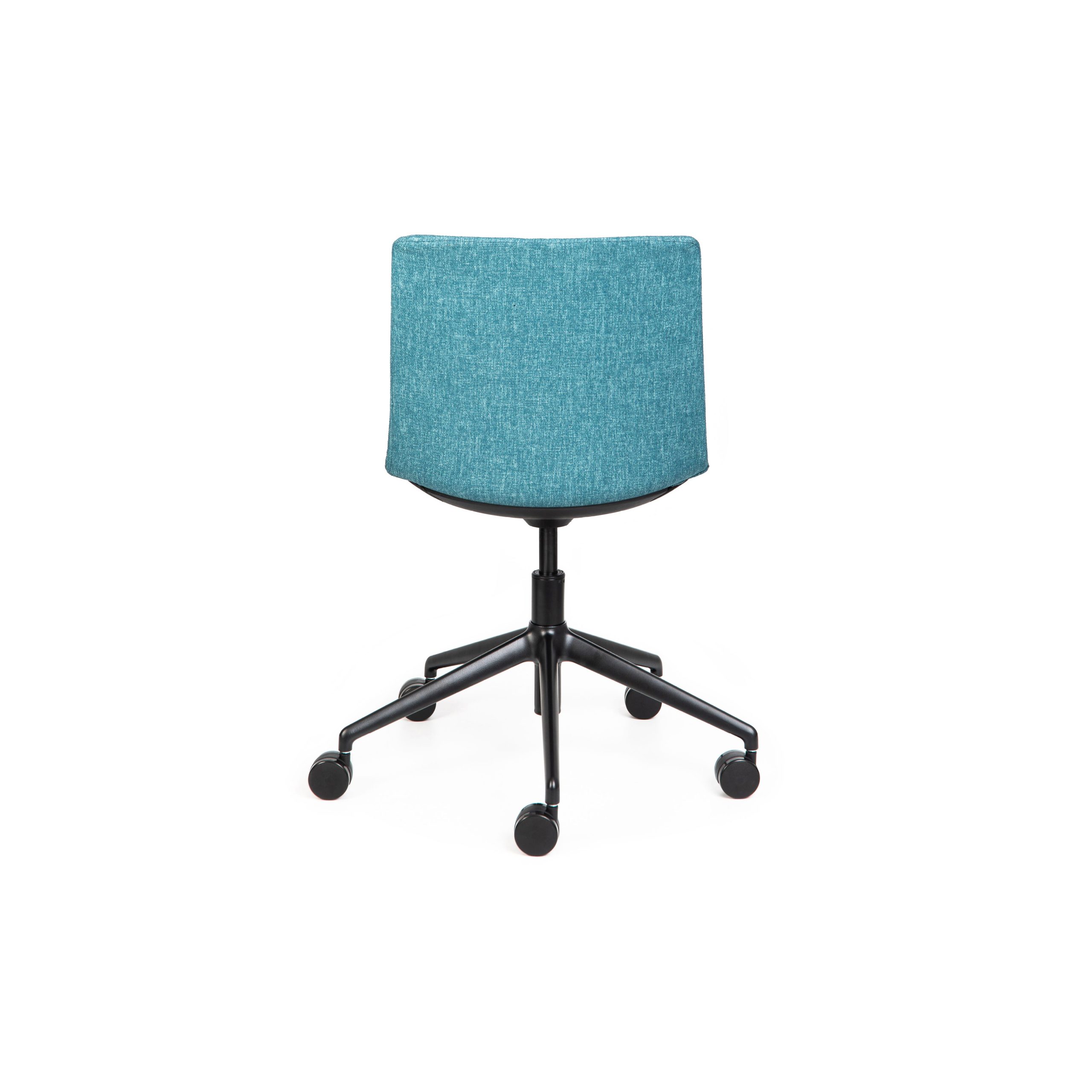 Jubel Castors Italian-5 Black Upholstered Feature Stitch Detail