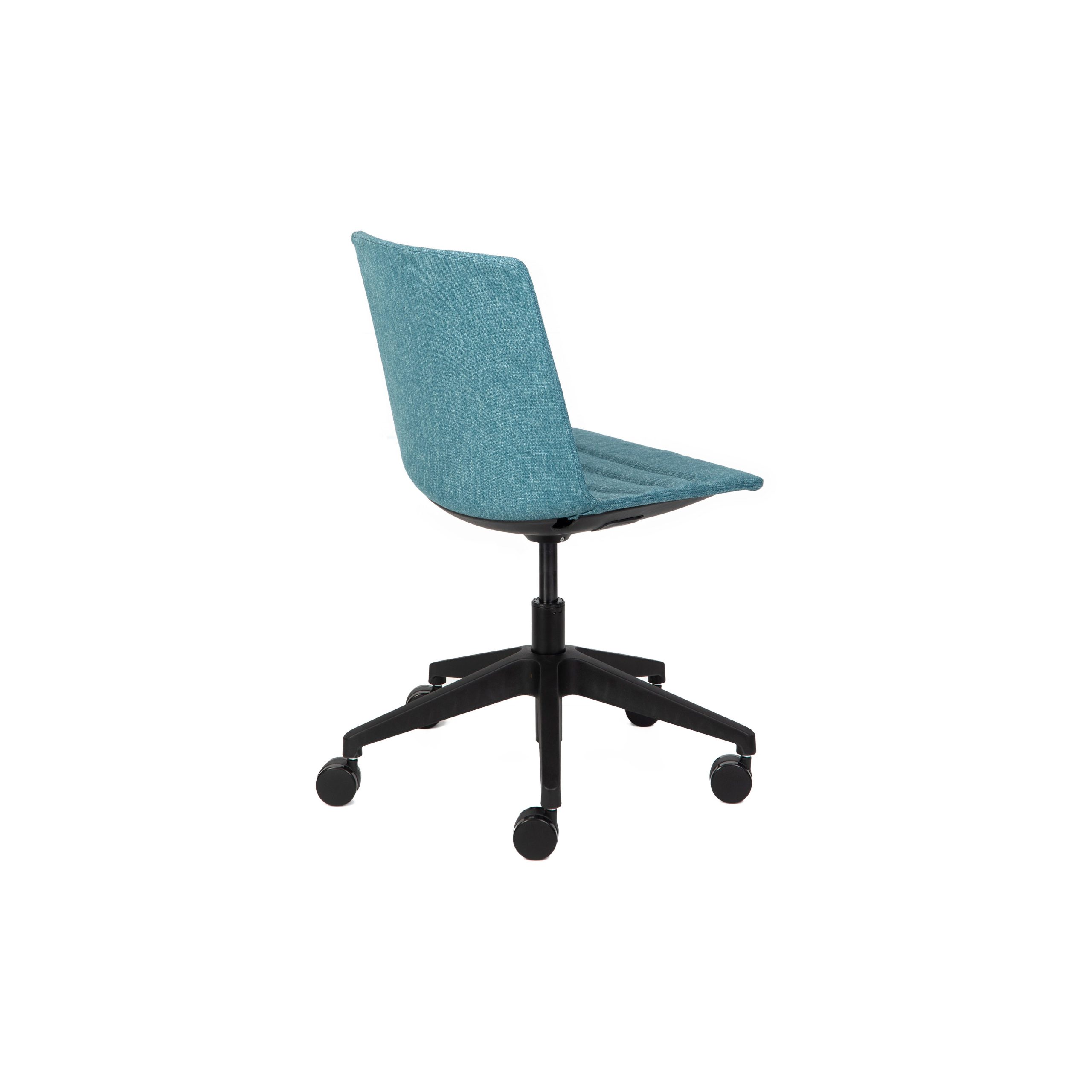 Jubel Castors Hi-Arch Black Upholstered Feature Stitch Detail