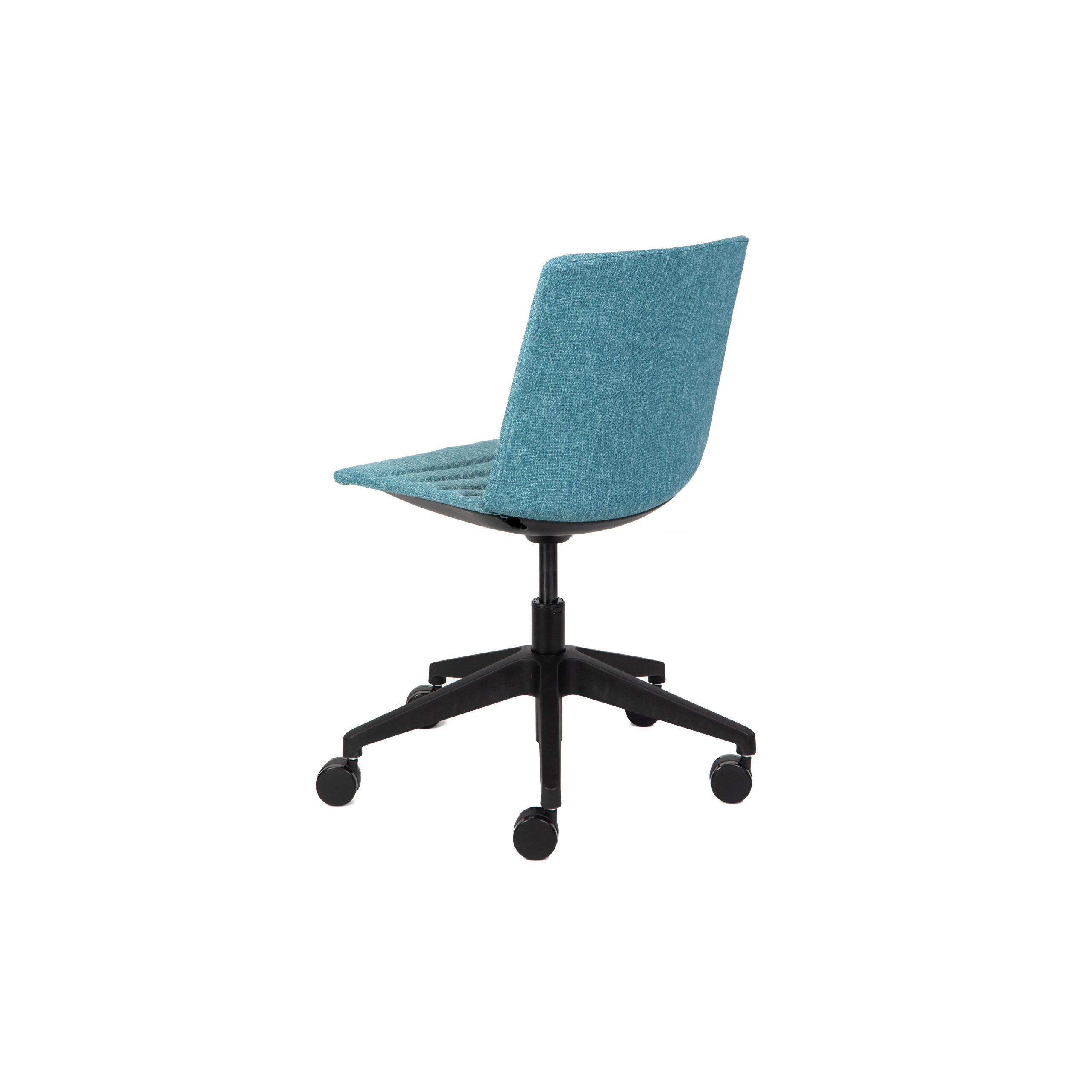 Jubel Castors Hi-Arch Black Upholstered Feature Stitch Detail